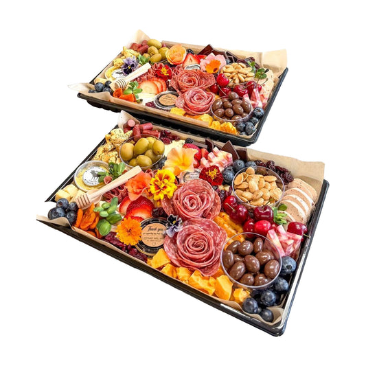 The Gather Board charcuterie platter on a white background