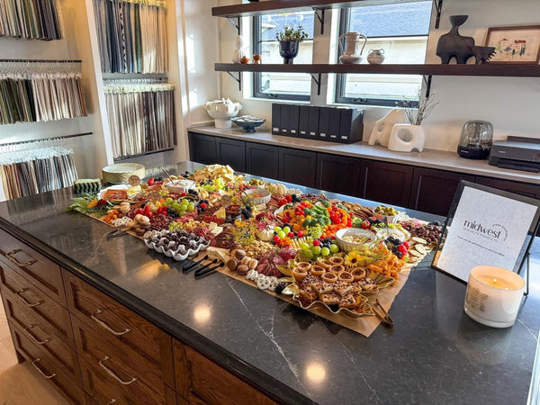Corporate event grazing table