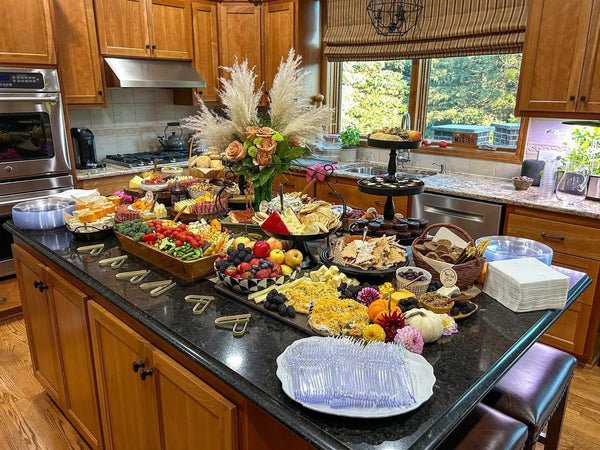 Grazing table at a home party