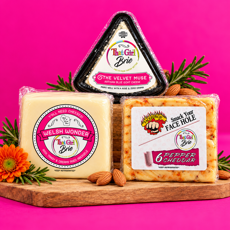 Shop Our Cheeses from That Girl Brie