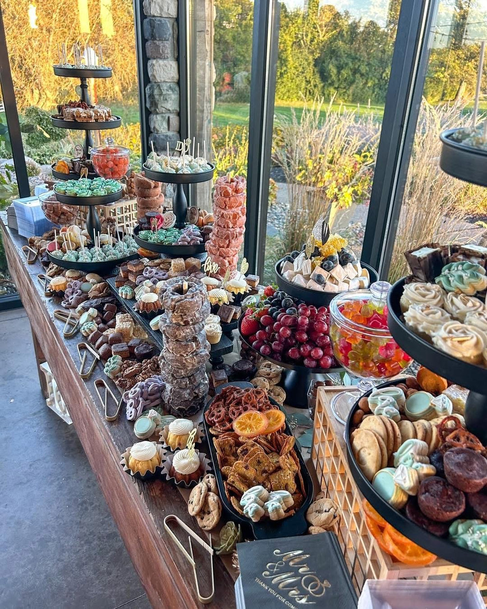 Wedding dessert table: grazing table by That Girl Brie